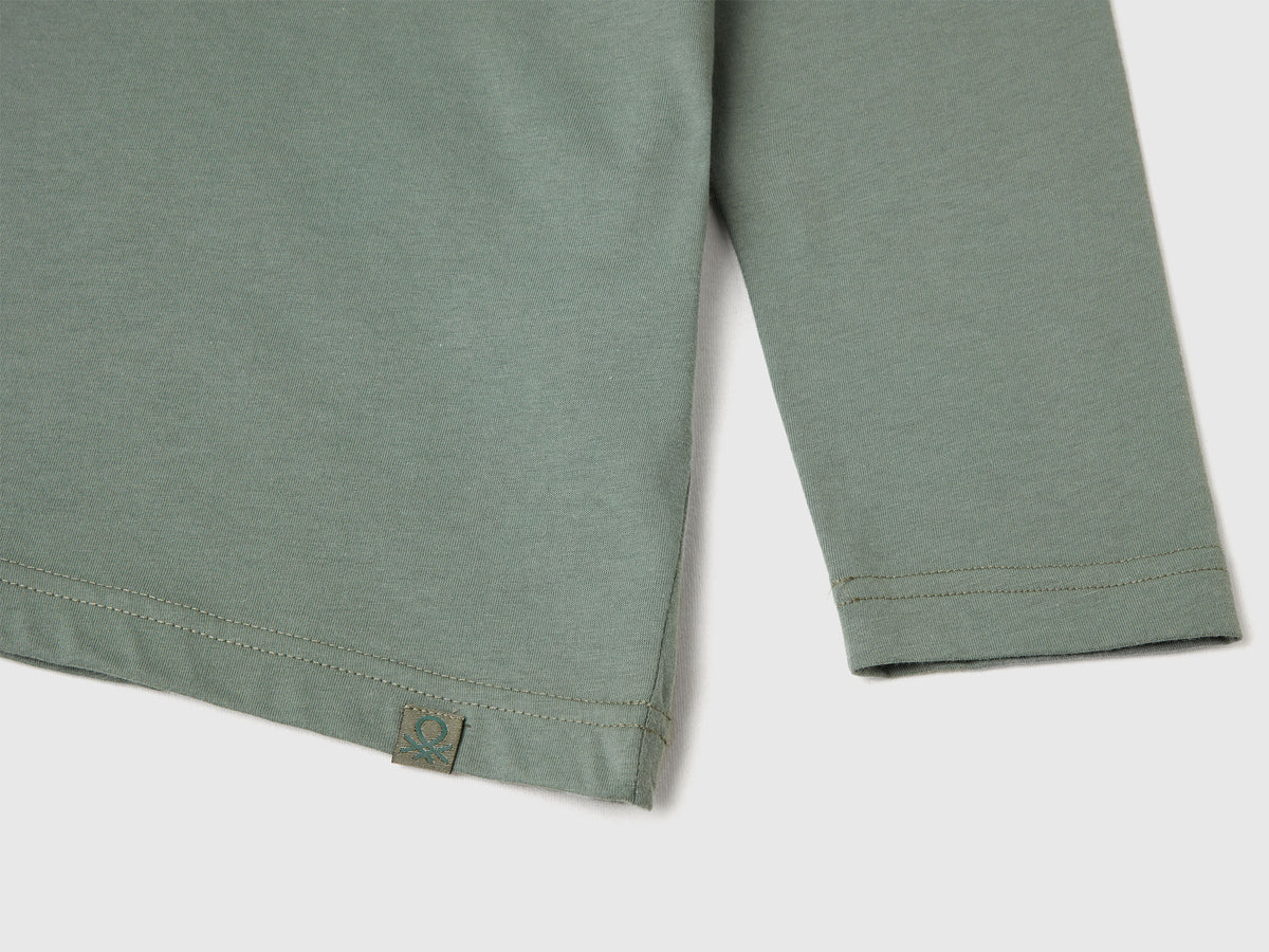 T-shirt girocollo cotone