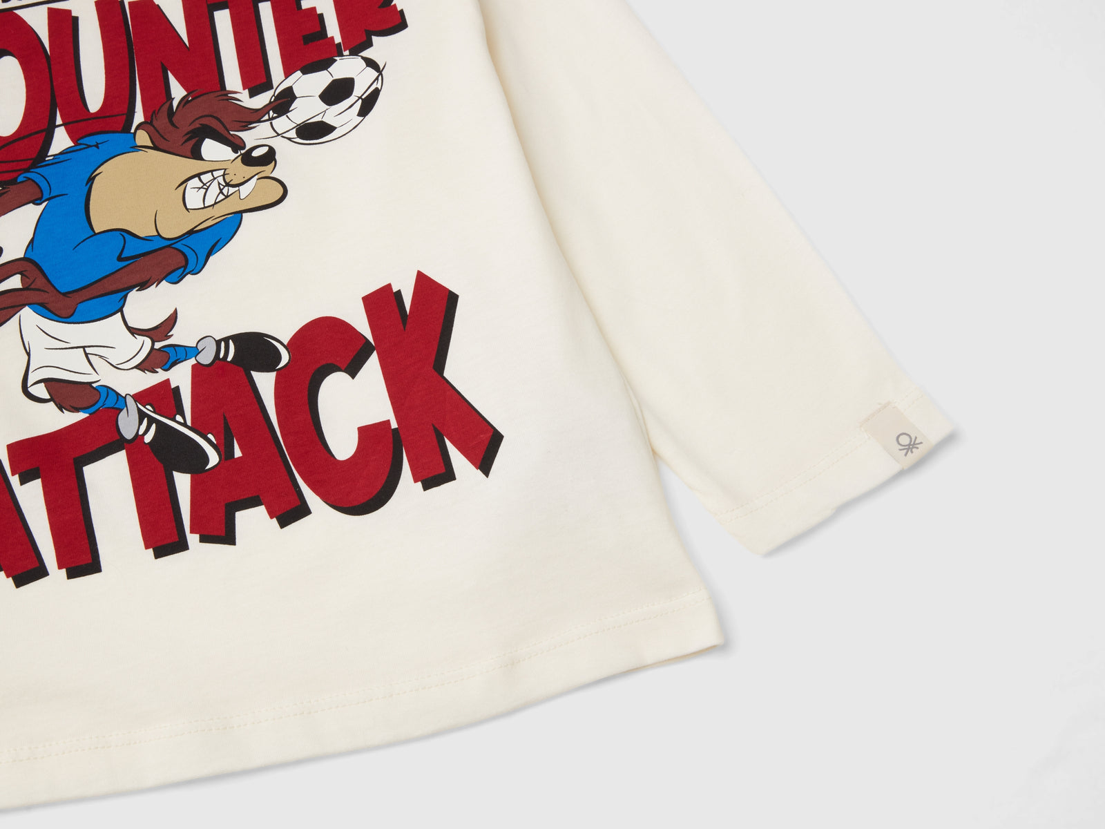 Maglietta regular fit ©Looney Tunes da bimbo bianco panna 3 | Benetton Outlet