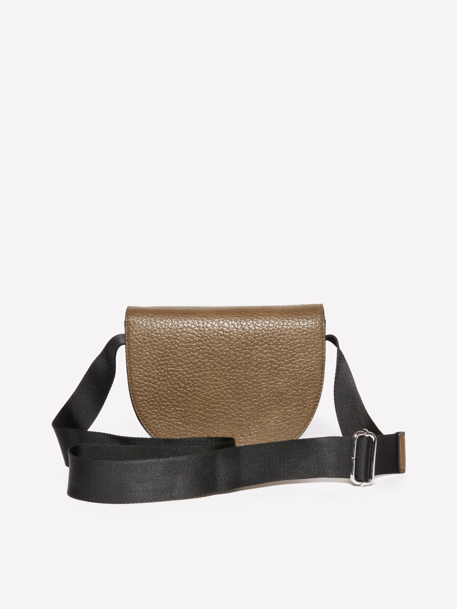 Borsa tracolla texturizzata da donna verde militare 2 | Sisley Outlet