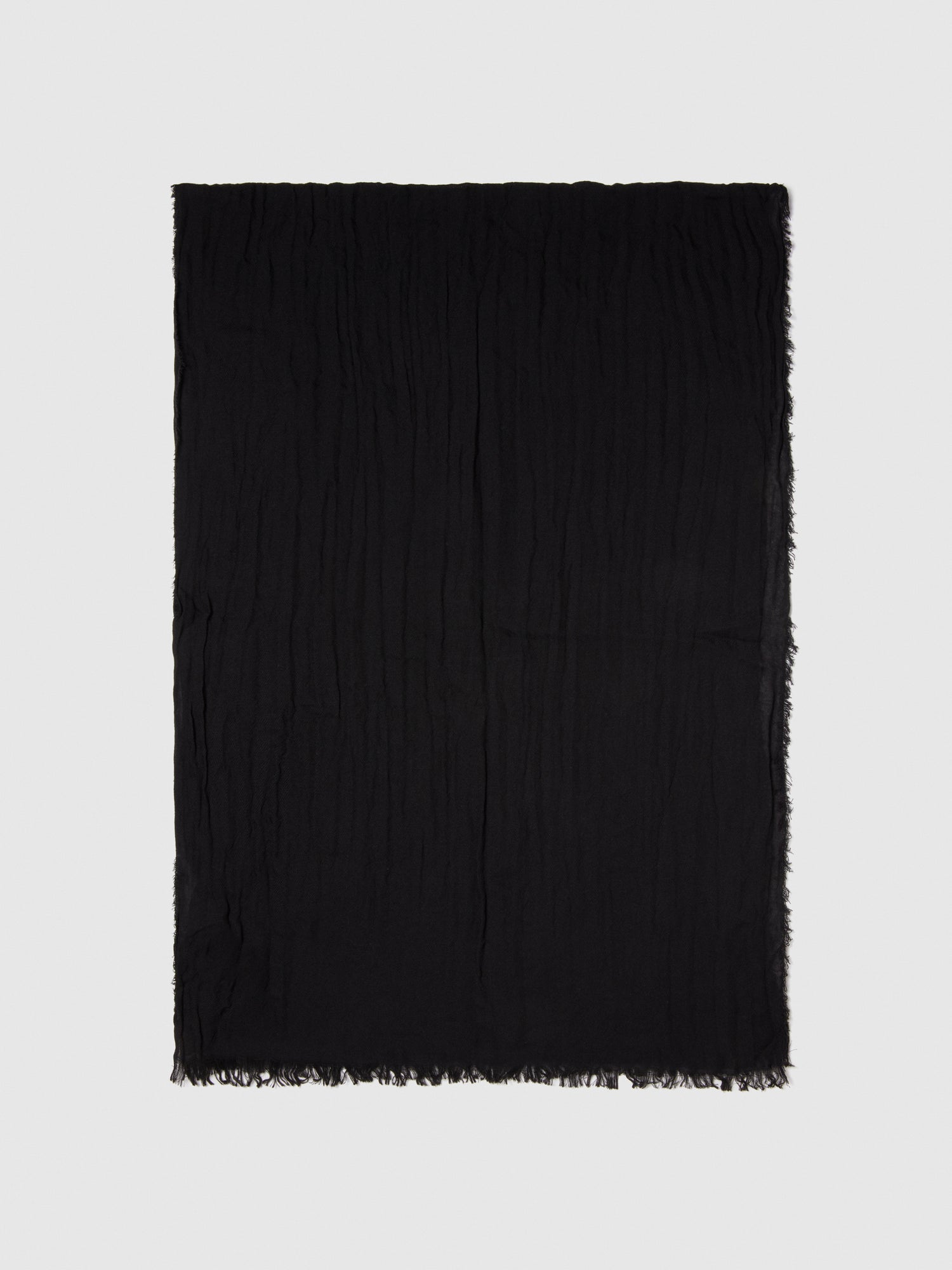 Sciarpa tinto filo da uomo nero | Sisley Outlet