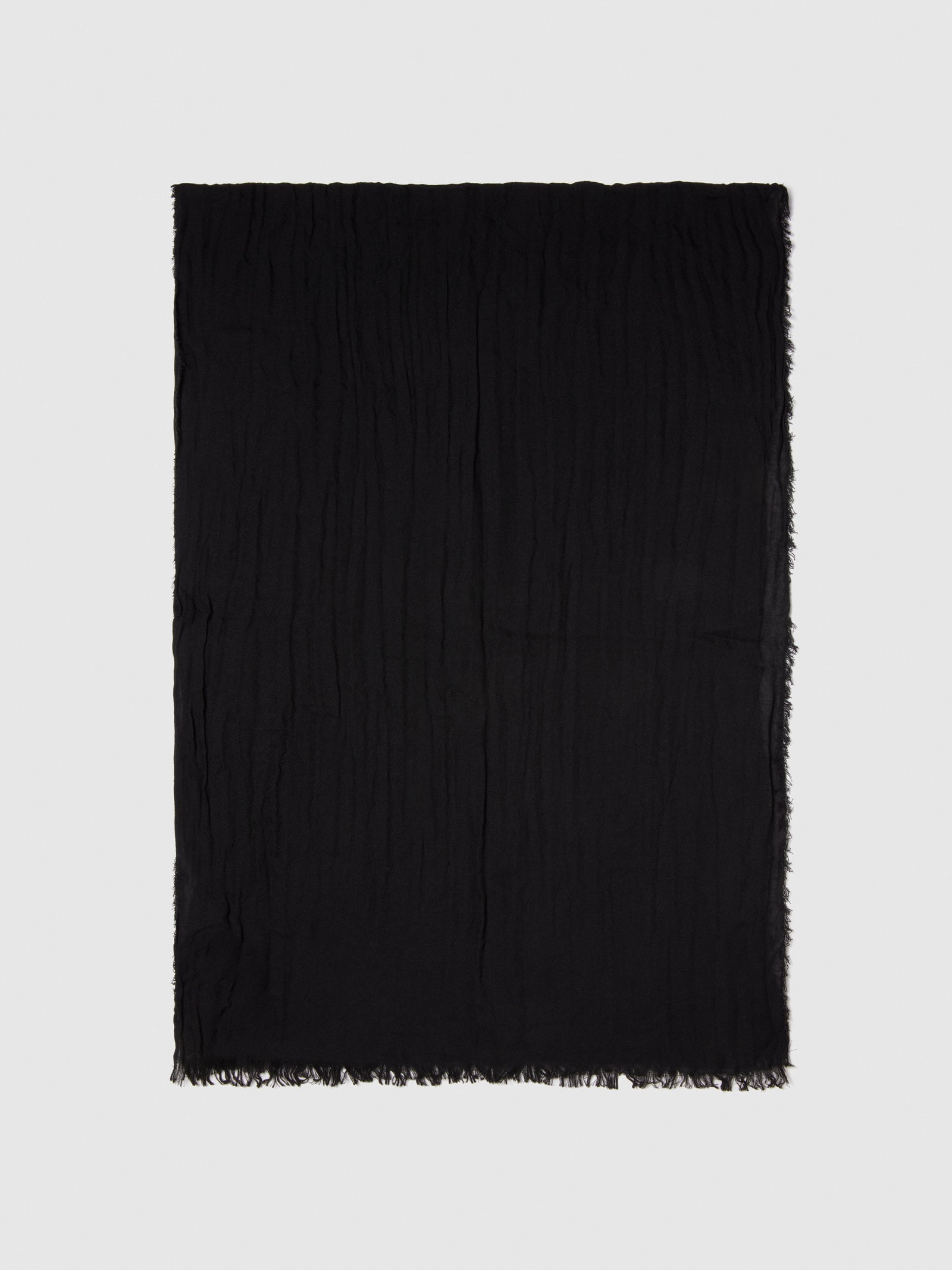 Sciarpa tinto filo da uomo nero | Sisley Outlet