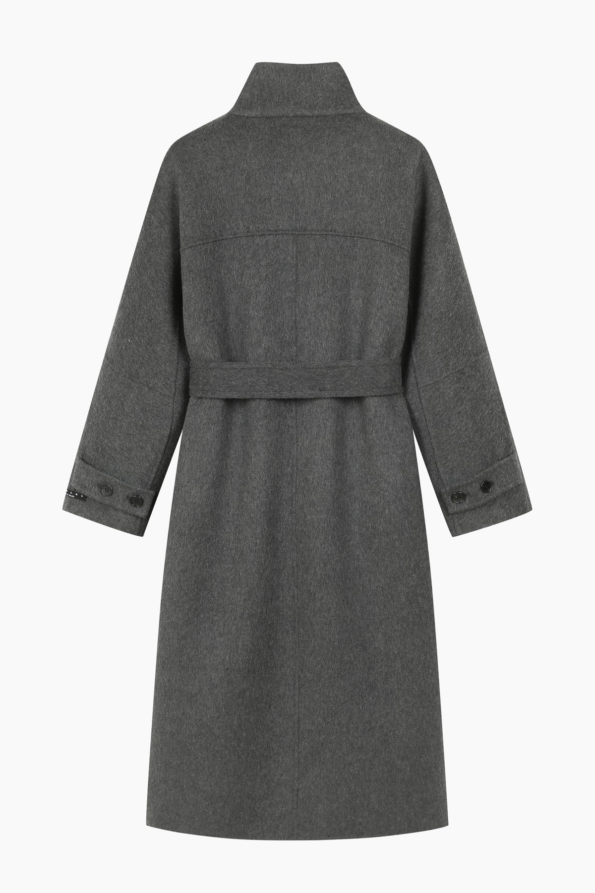 Cappotto 100% lana con cintura