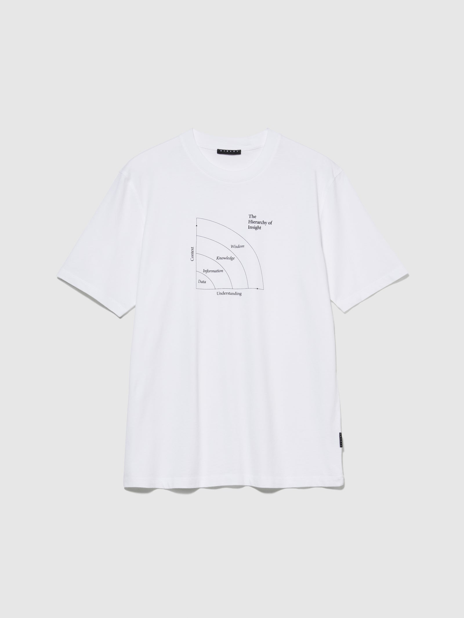T-shirt con stampa da uomo bianco | Sisley Outlet