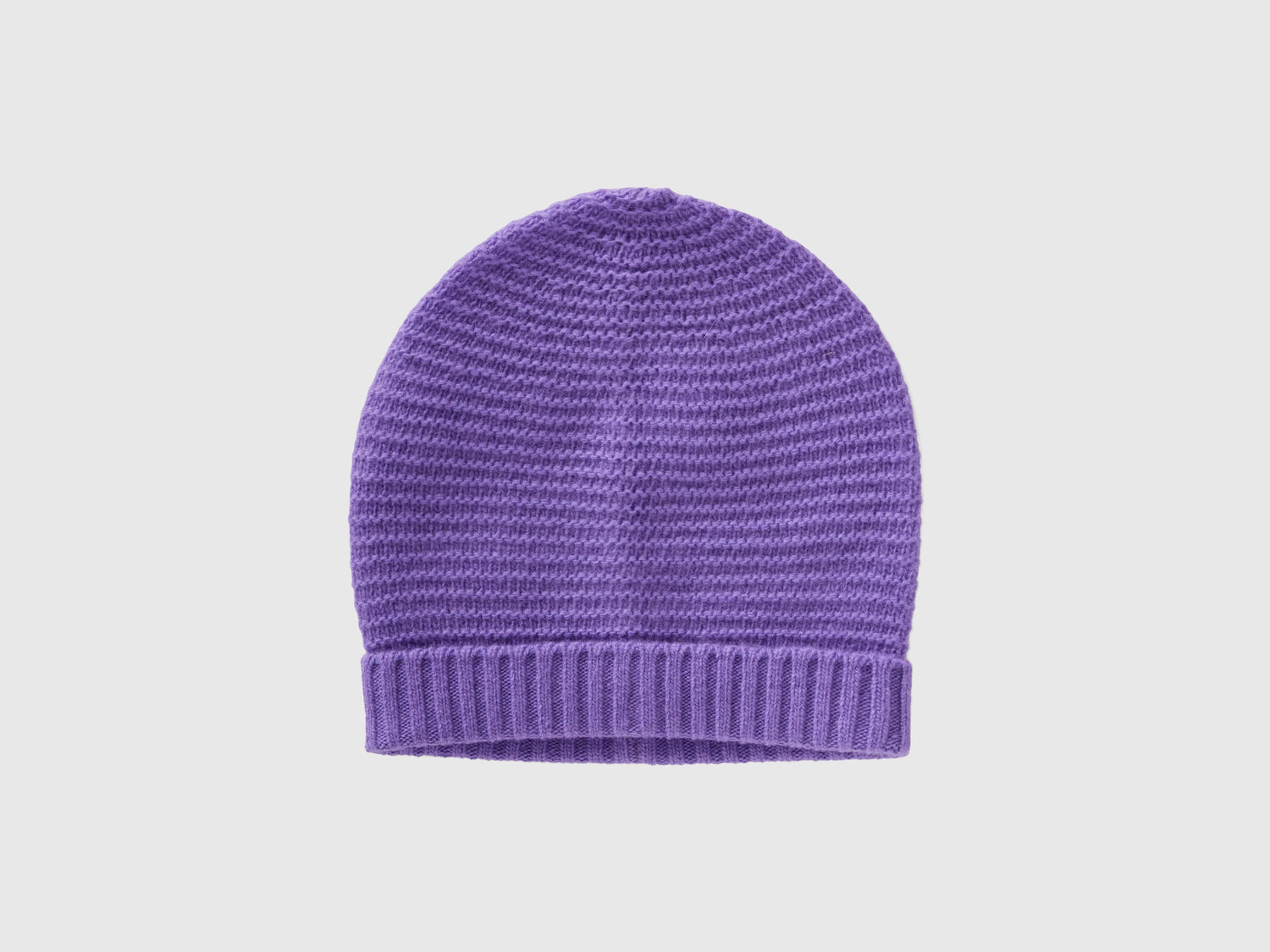 Cappellino in misto lana da bimbo viola | Benetton Outlet