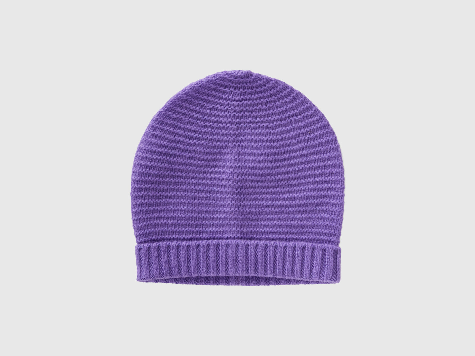 Cappellino in misto lana da bimbo viola | Benetton Outlet