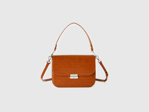 Be Bag grande marrone con stampa cocco