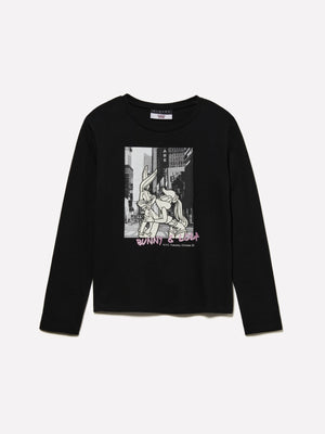 T-shirt con stampa ©Looney Tunes