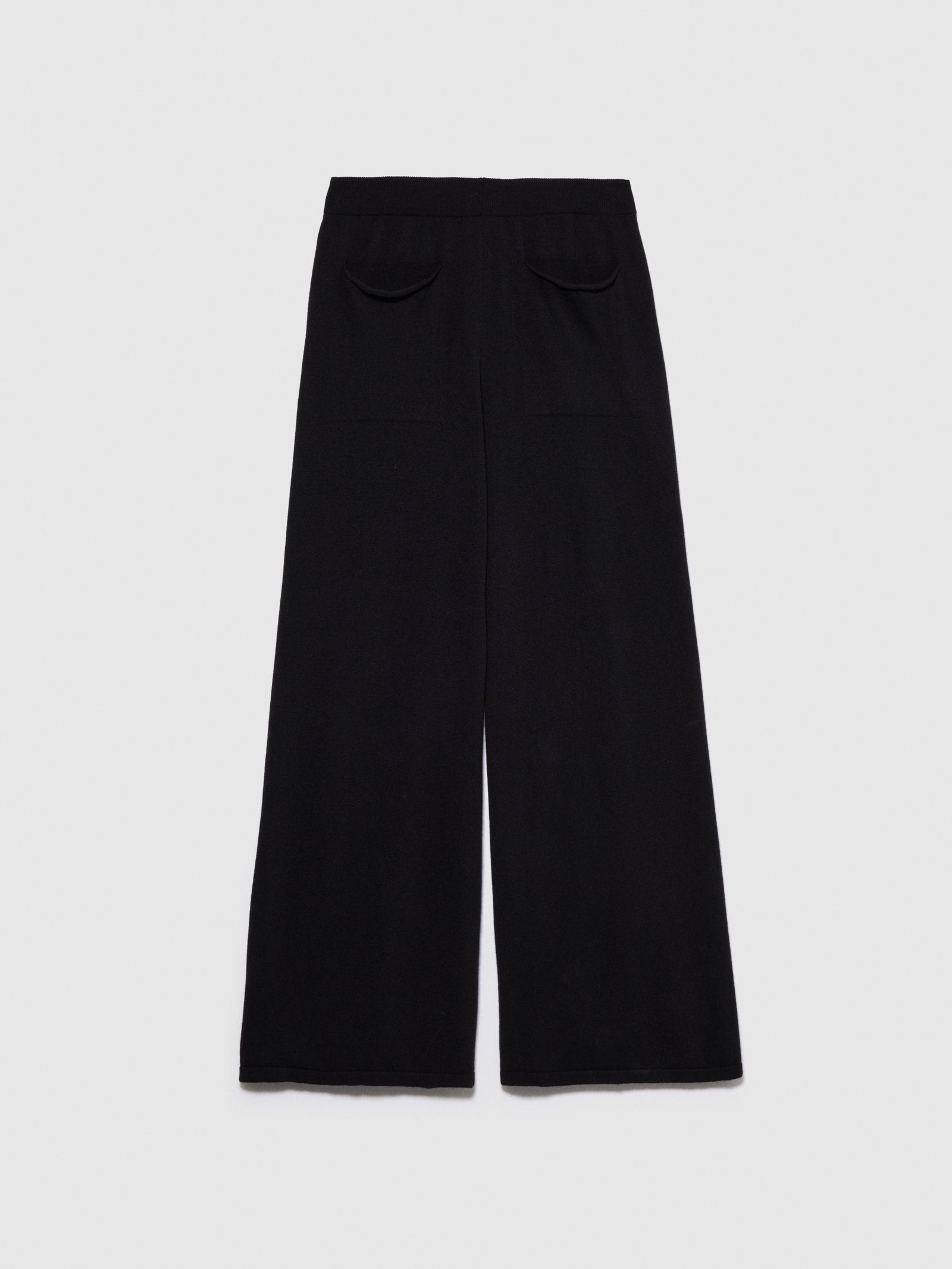 Pantaloni in maglia da donna nero | Sisley Outlet