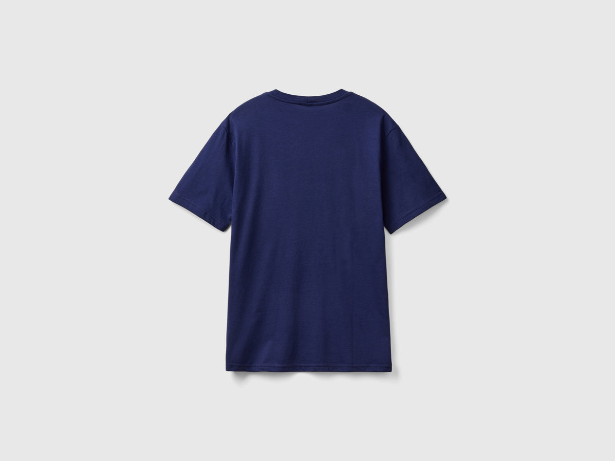 T-shirt in cotone bio con logo
