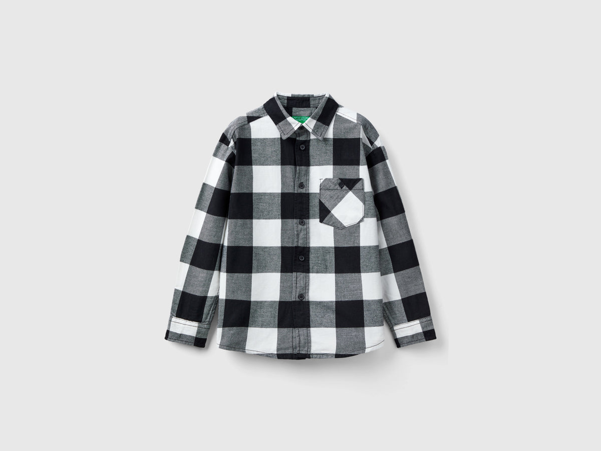 Camicia scozzese 100% cotone