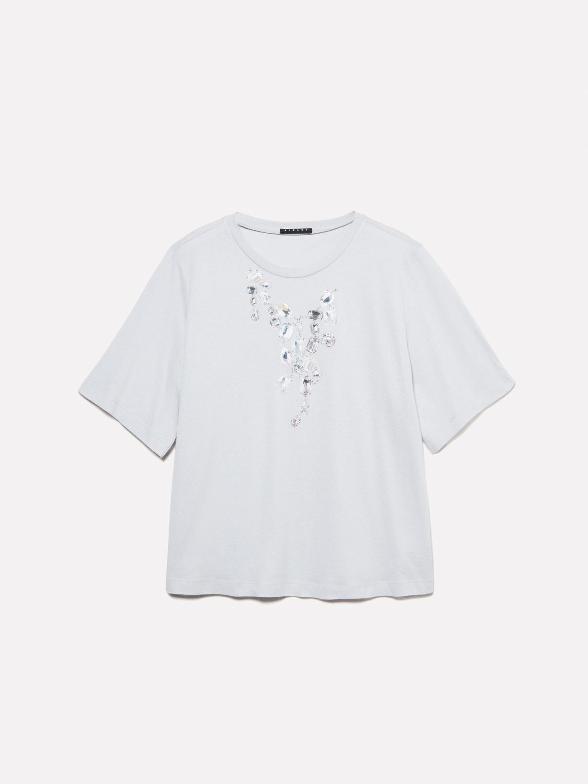 T-shirt con stampa gioiello