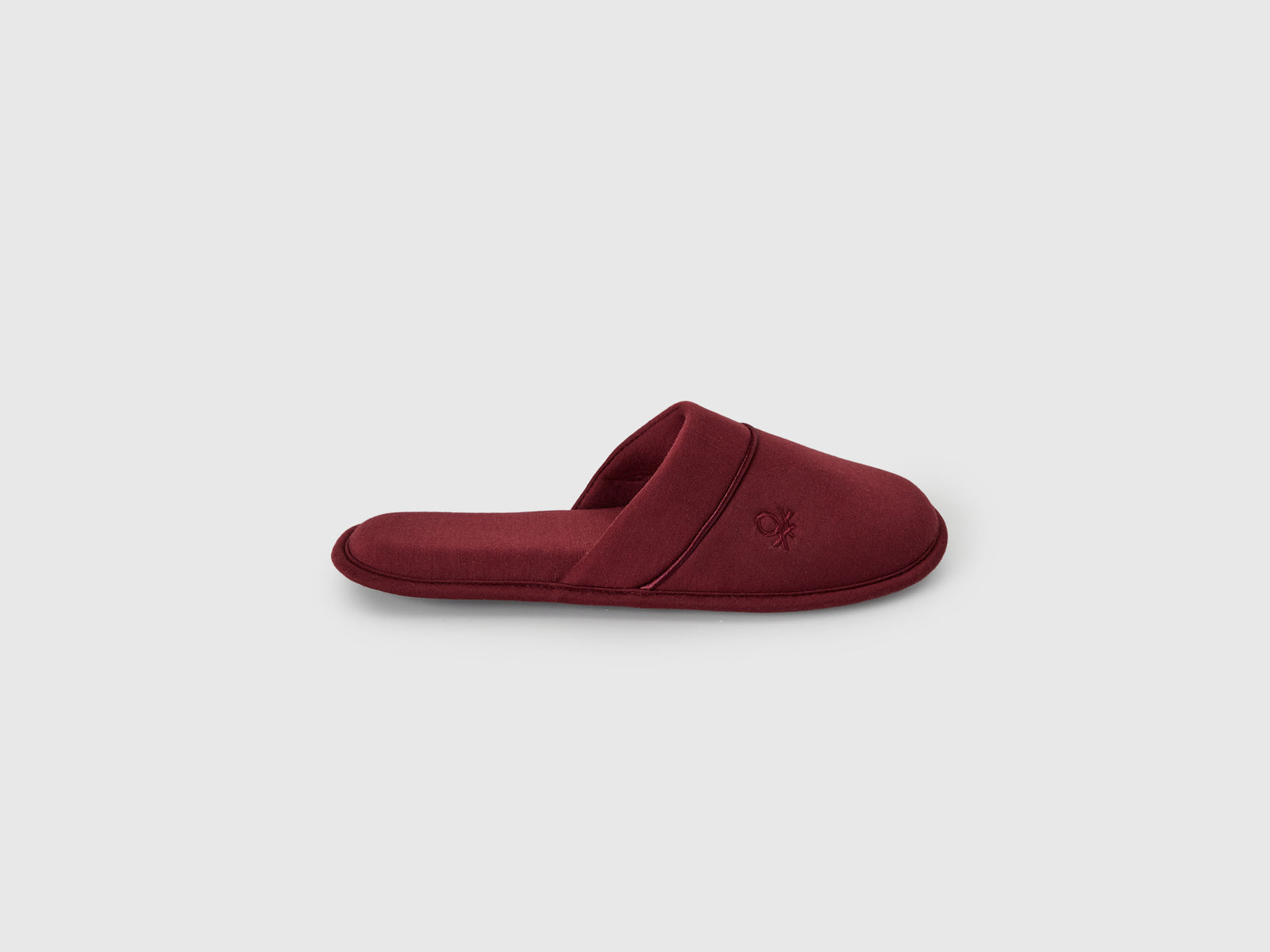 Pantofole con logo da uomo bordeaux | Benetton Outlet