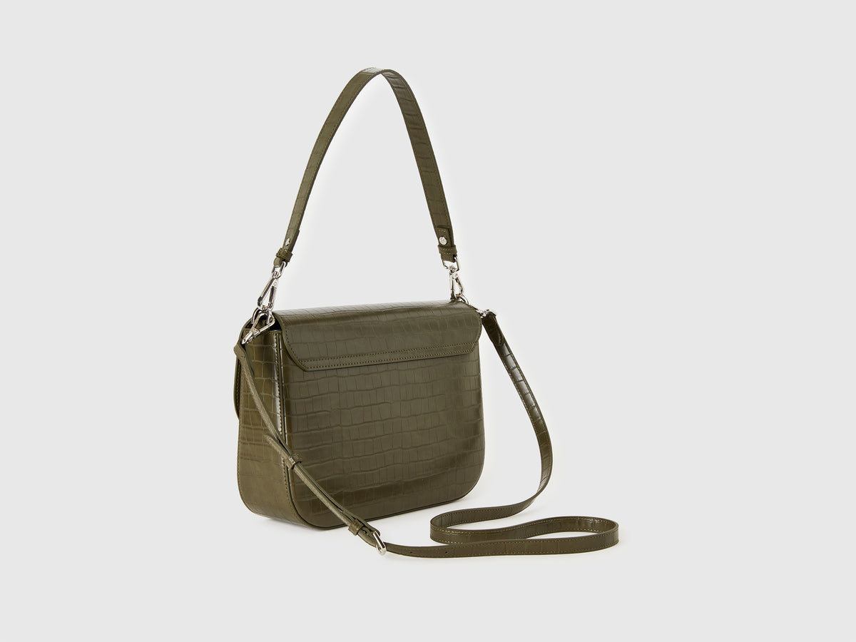 Be Bag grande verde con stampa cocco