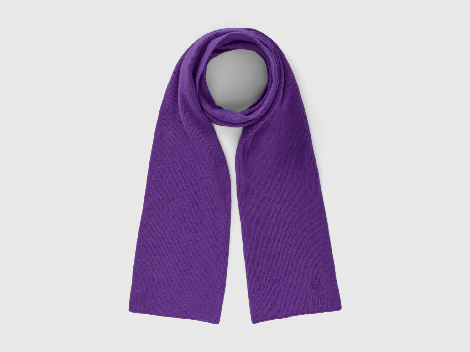Sciarpa in misto lana da bambino viola | Benetton Outlet
