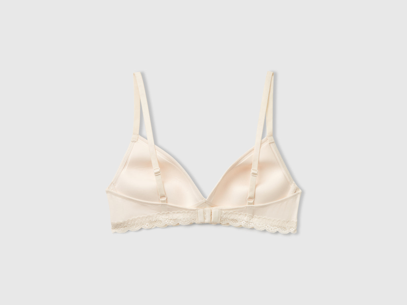 Reggiseno imbottito in Modal stretch da donna bianco panna 2 | Benetton Outlet