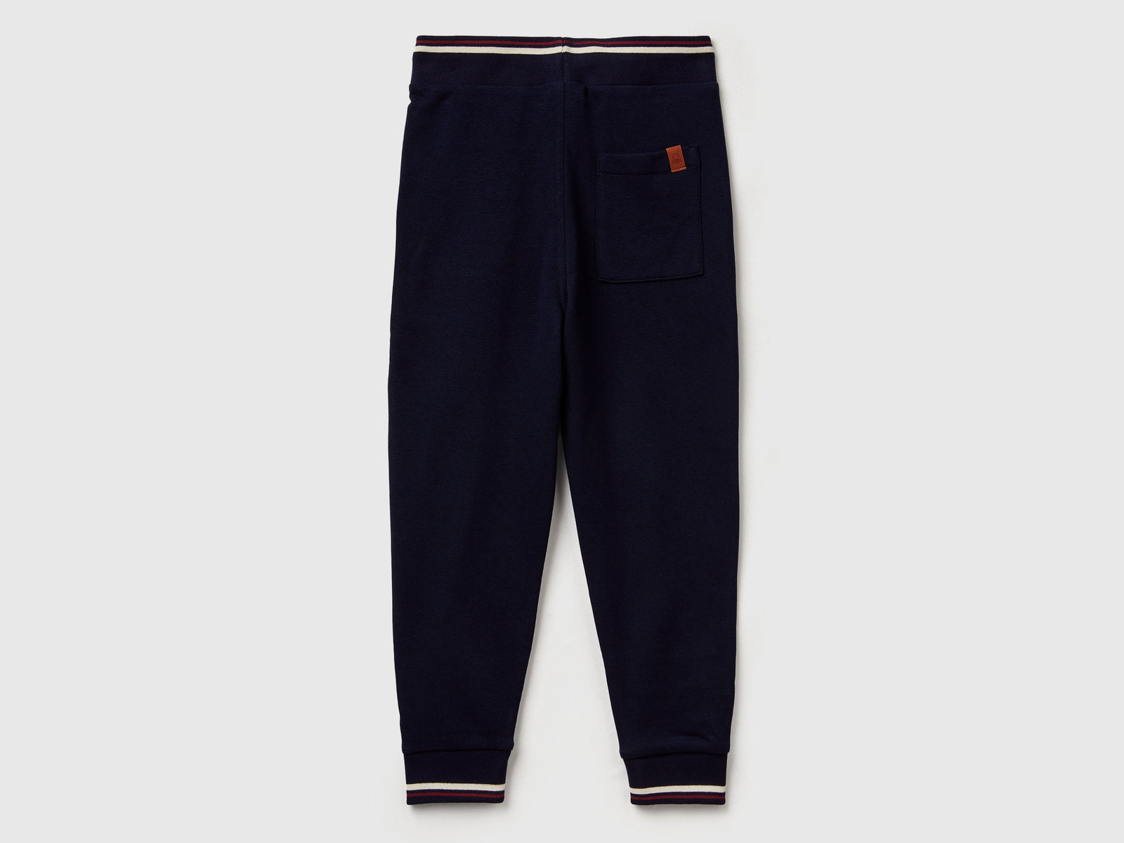 Pantaloni in felpa con gamba dritta da bambino blu scuro 2 | Benetton Outlet