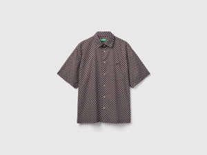Camicia con motivo onde
