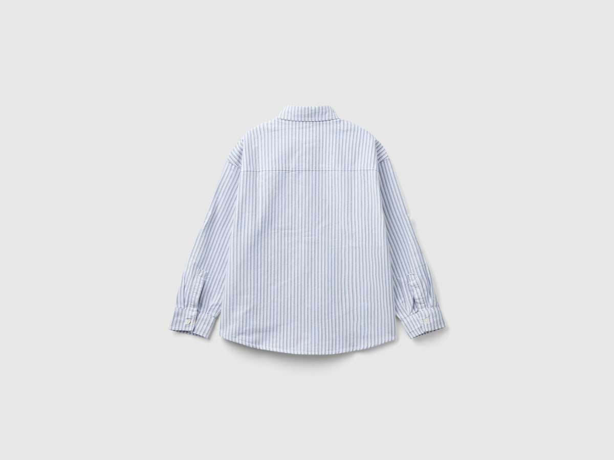 Camicia manica lunga a righe