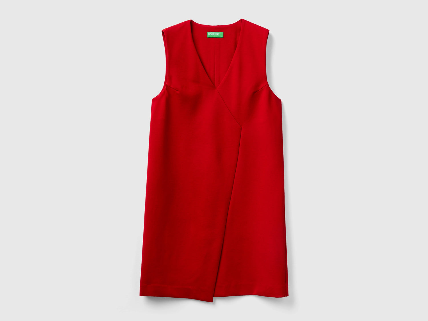 Abito a portafoglio da donna rosso | Benetton Outlet