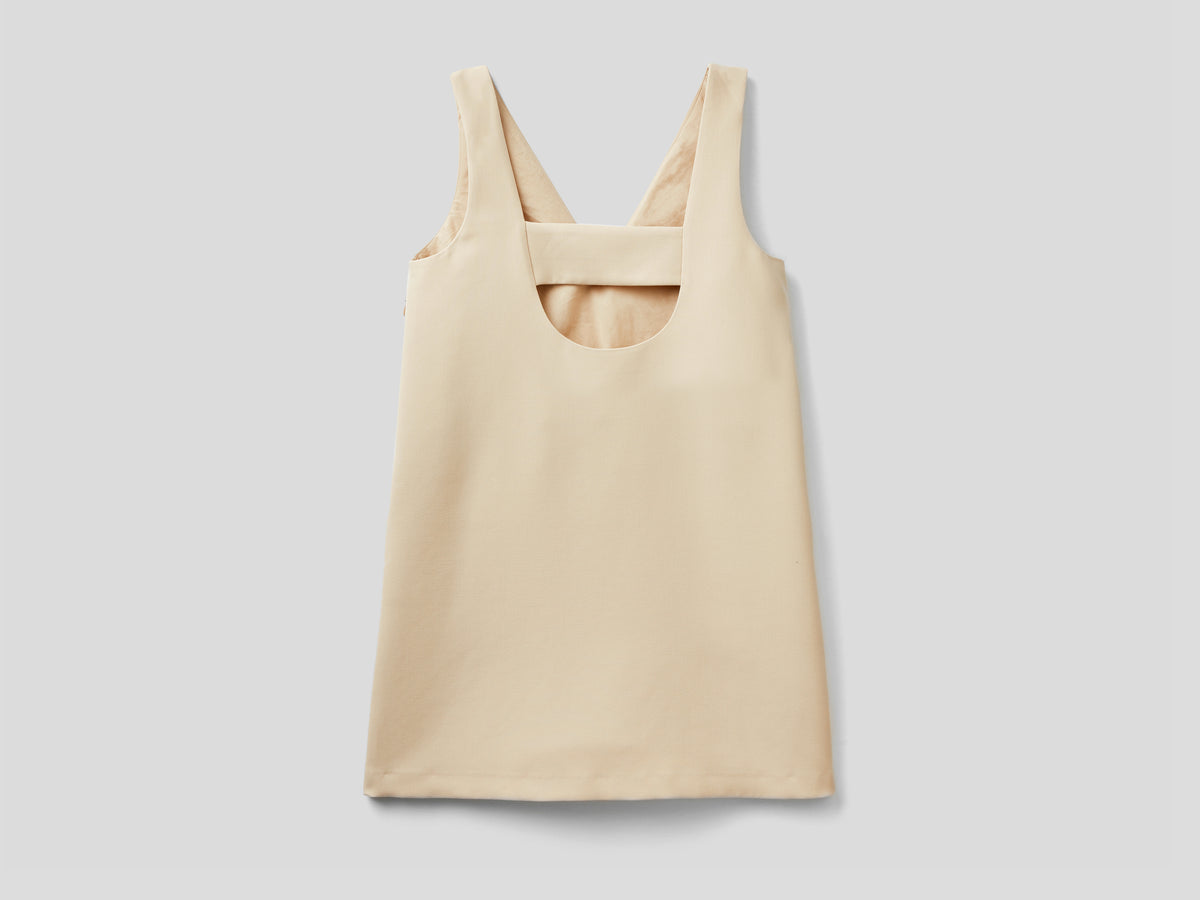Vestito corto smanicato