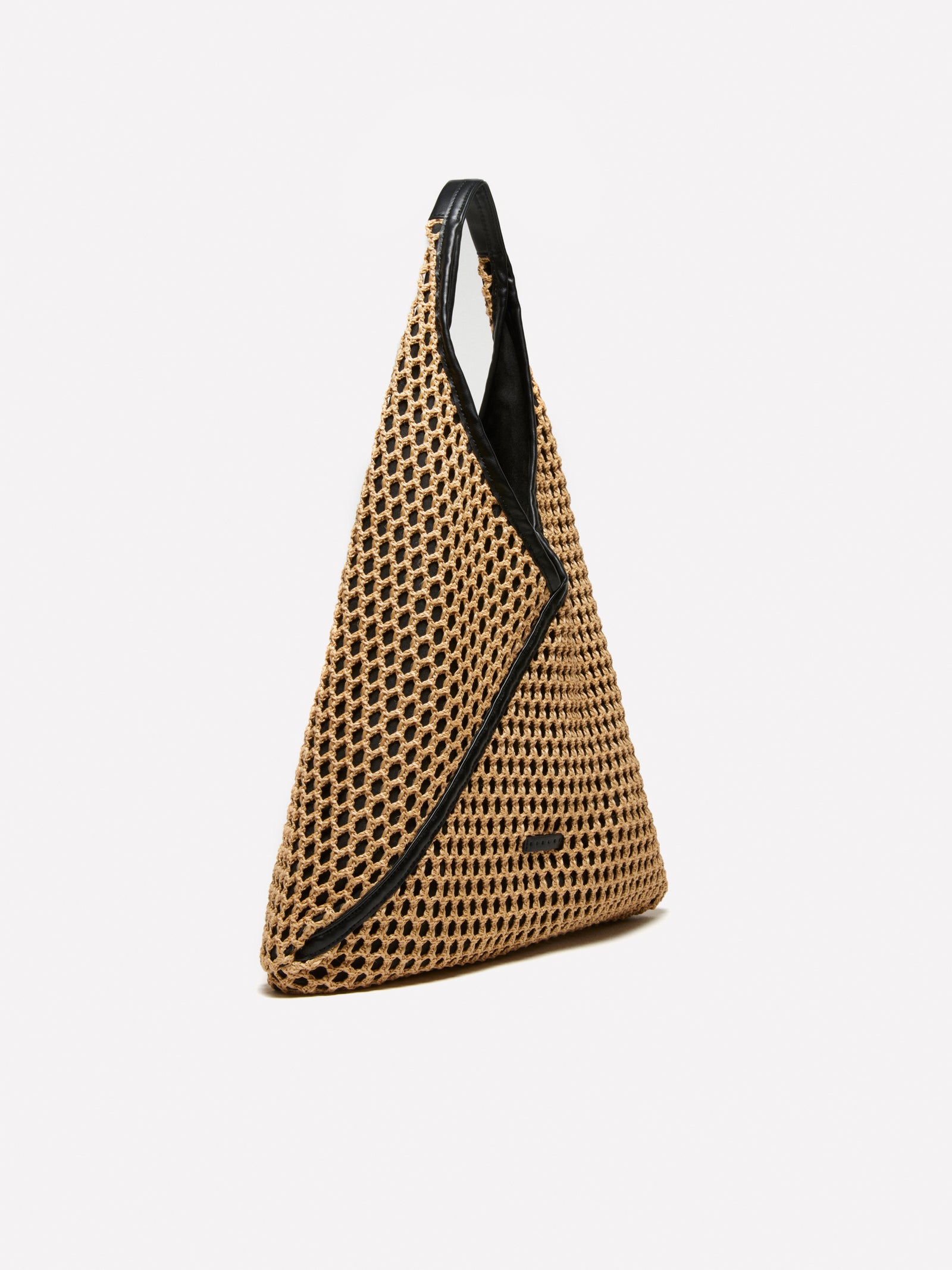 Crochet-look tote bag da donna beige 4 | Sisley Outlet