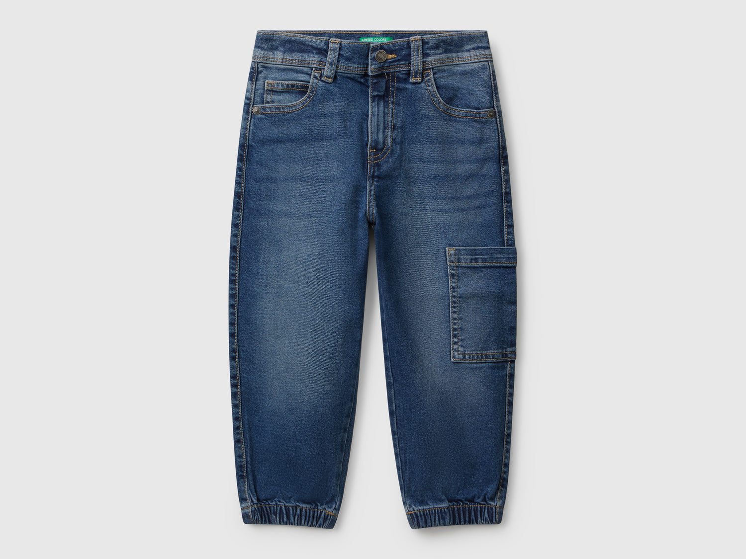 Jeans elasticizzati da bimbo blu | Benetton Outlet