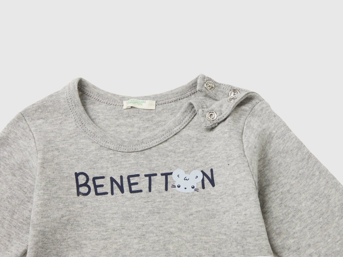 T-shirt manica lunga 100% cotone bio