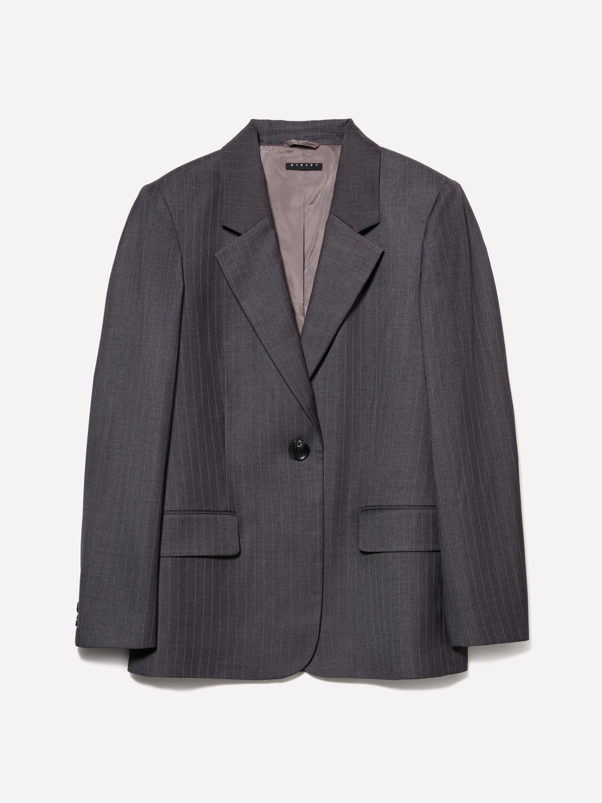 Blazer gessato chiaro