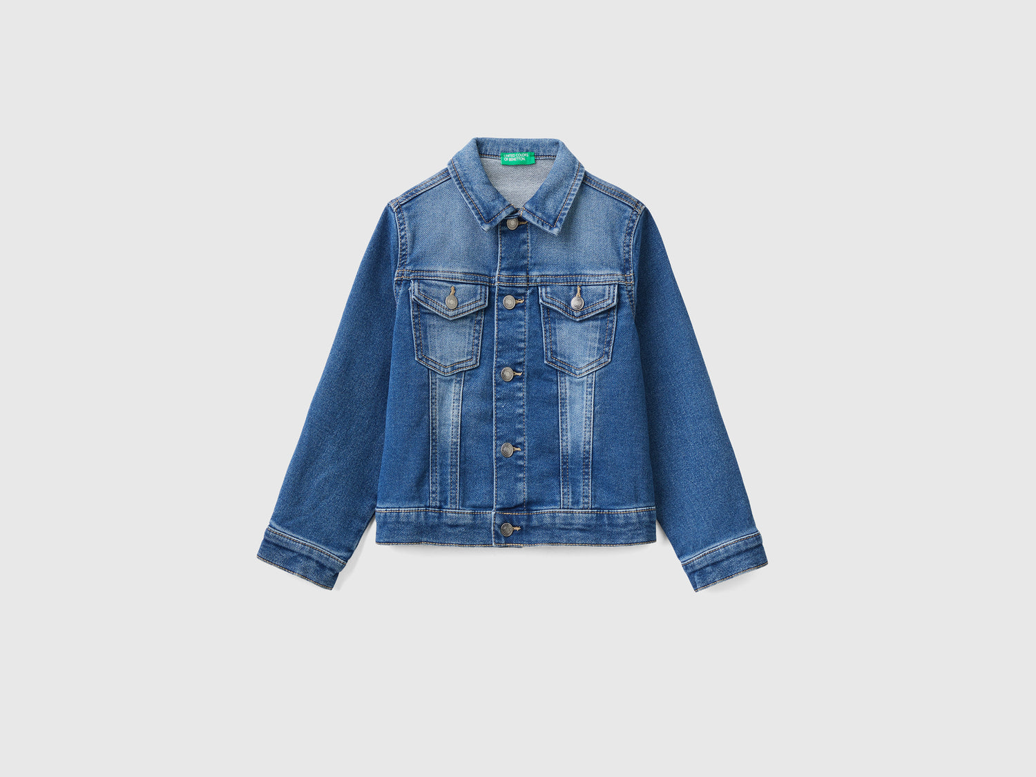 Giubbino di jeans da bimbo blu scuro | Benetton Outlet