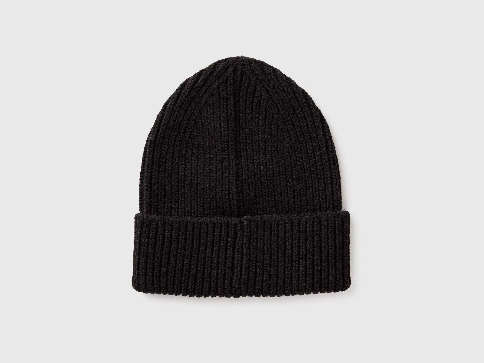Cappello in misto lana da uomo nero 2 | Benetton Outlet
