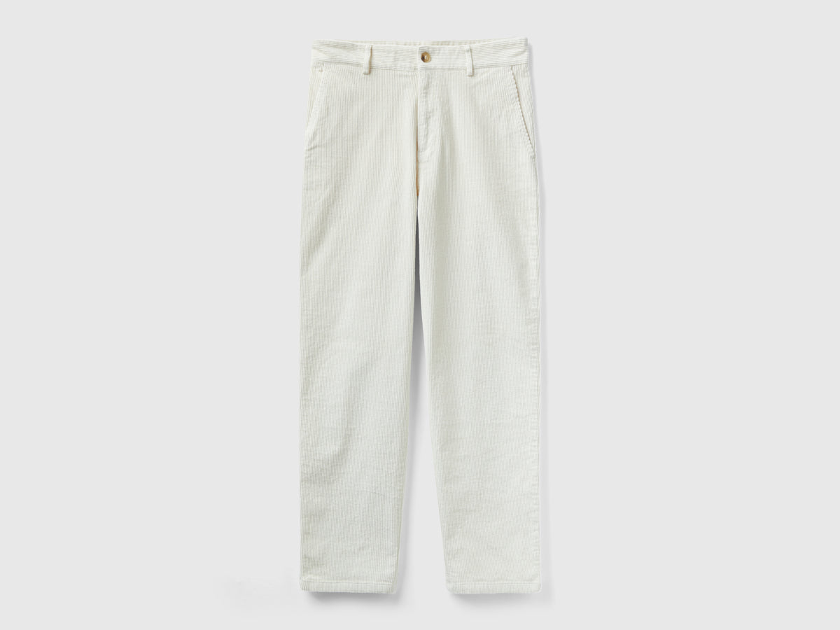 Pantaloni morbidi in velluto a coste
