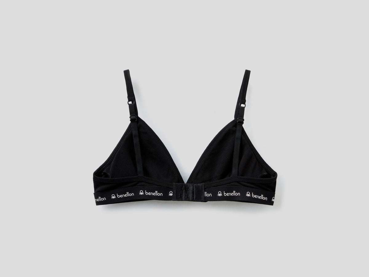 Reggiseno a triangolo con elastico logato
