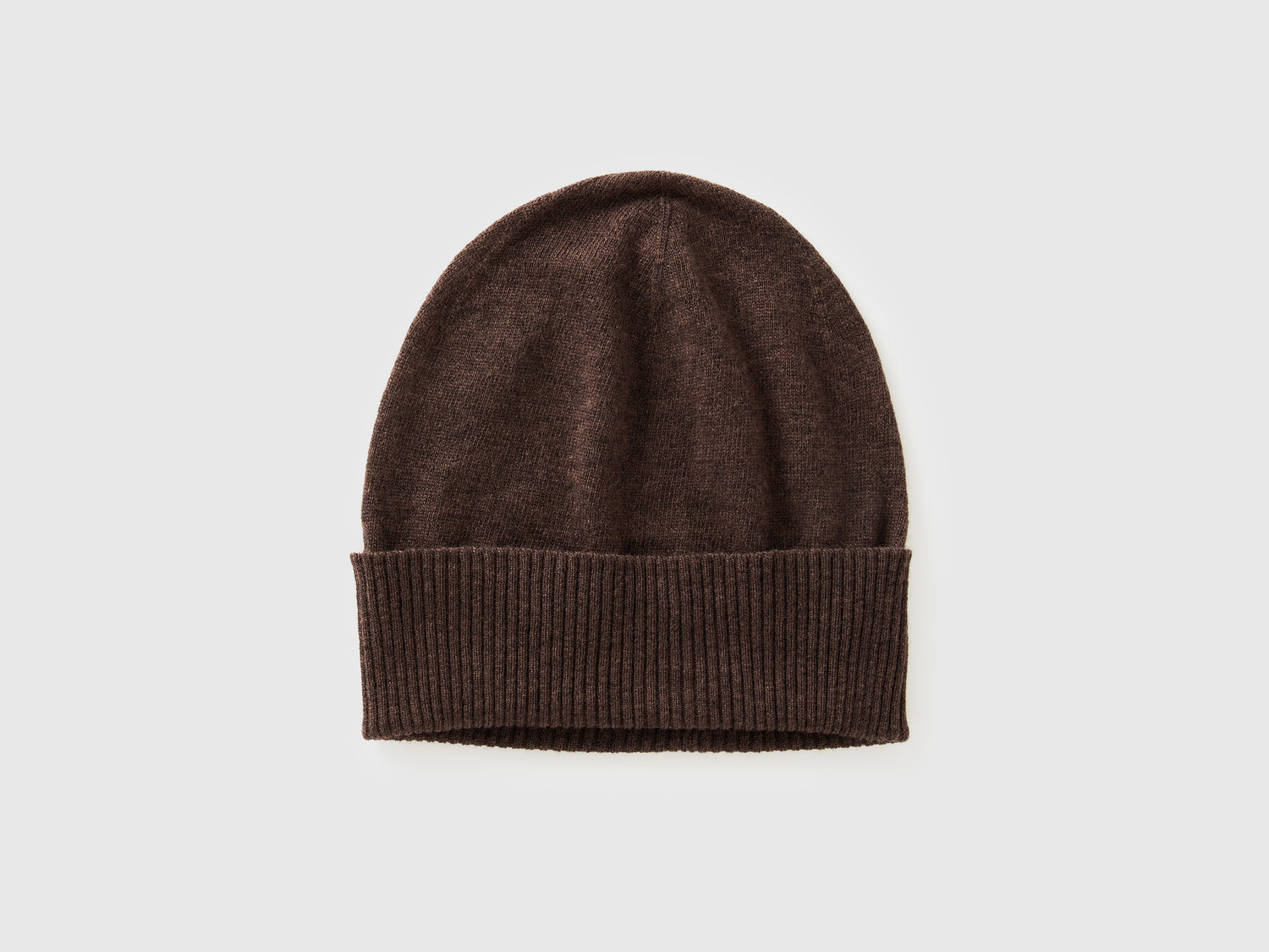 Cappello in pura lana Merino da donna marrone | Benetton Outlet