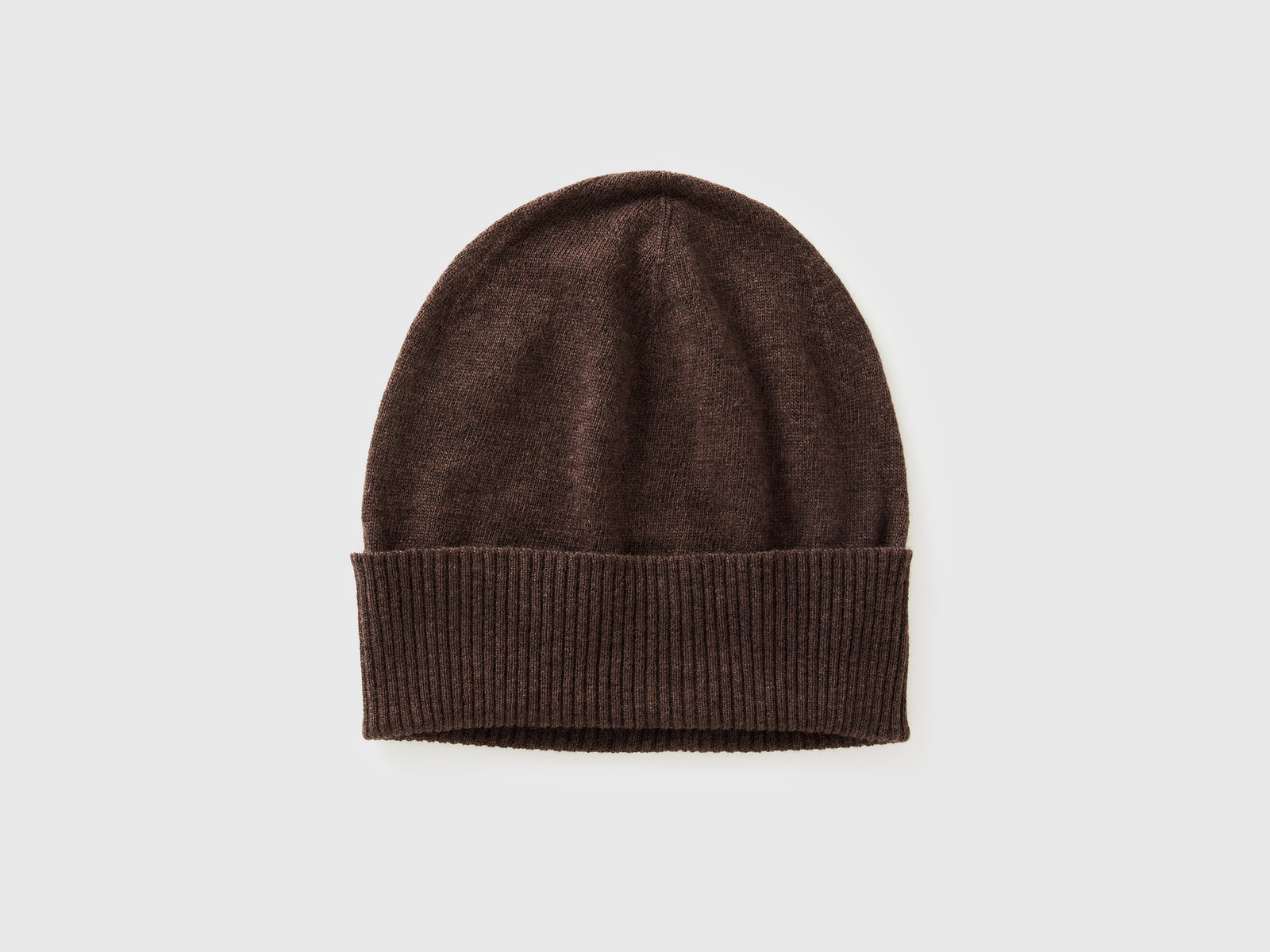 Cappello in pura lana Merino da donna marrone | Benetton Outlet