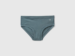 Slip fianco alto in cotone bio super stretch