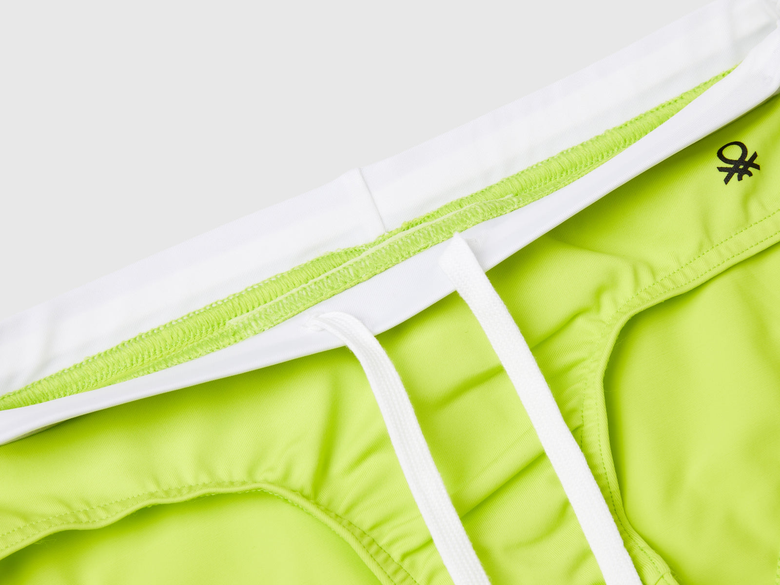 Costume slip con coulisse in ECONYL® da bambino lime 2 | Benetton Outlet
