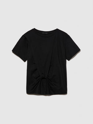 T-shirt con annodo