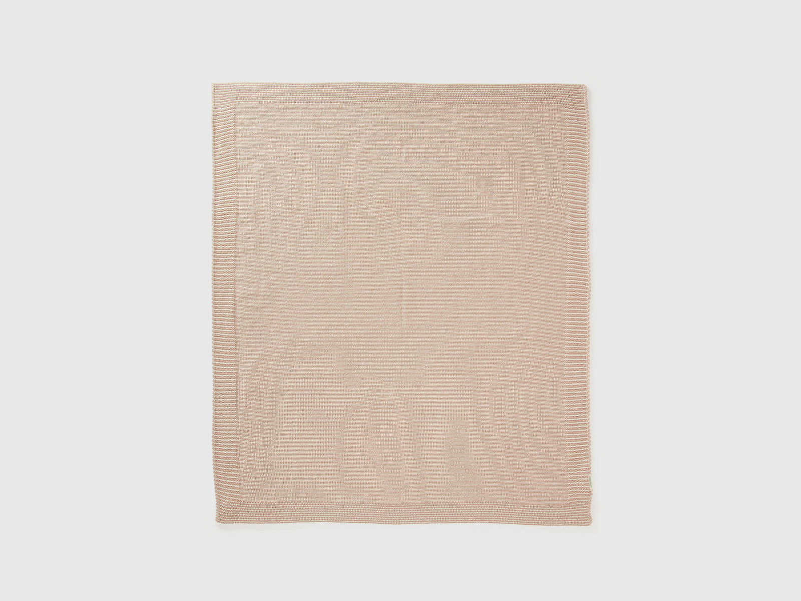 Coperta baby in misto lana da neonato bianco panna 2 | Benetton Outlet