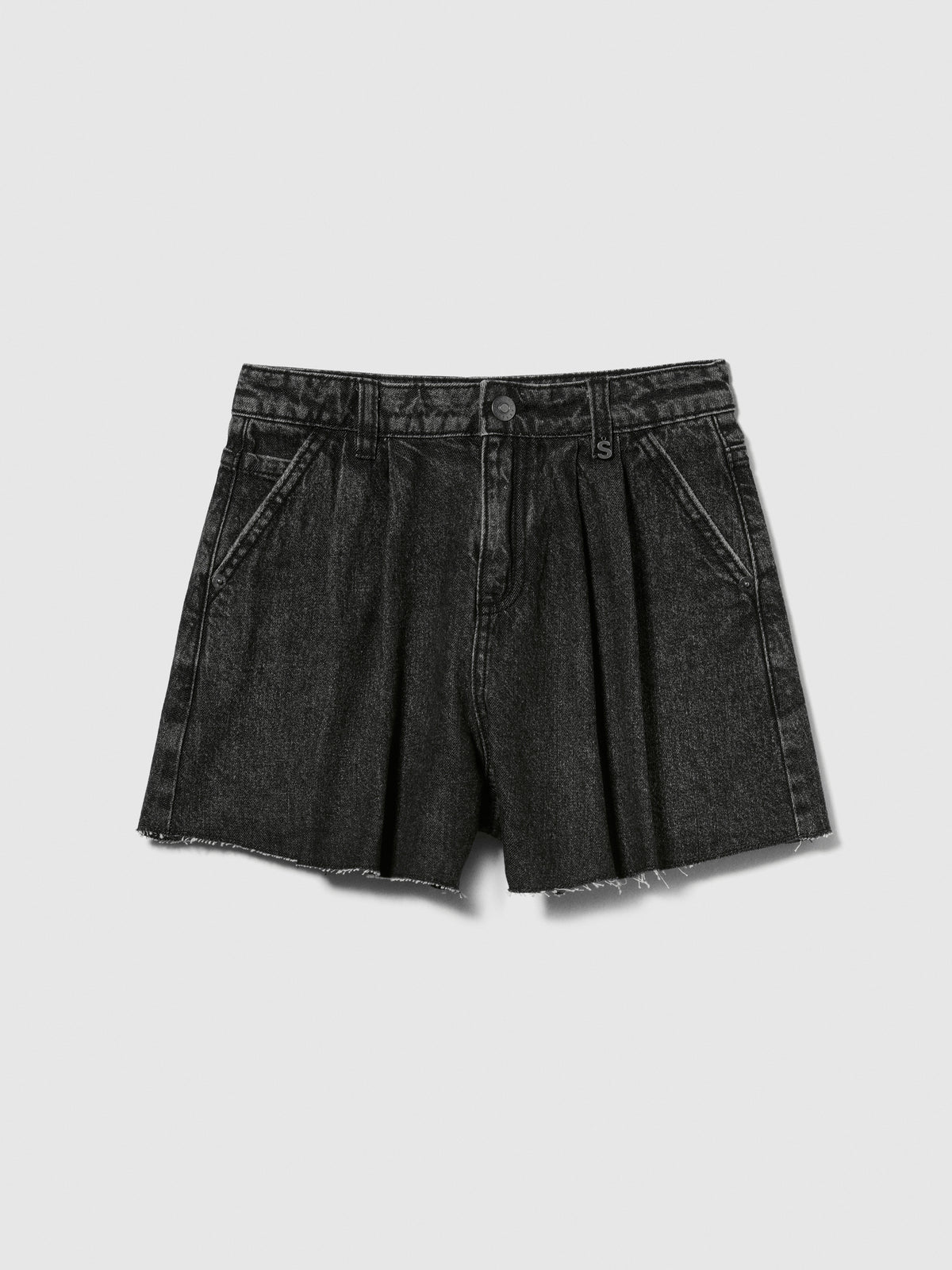 Shorts di jeans a campana