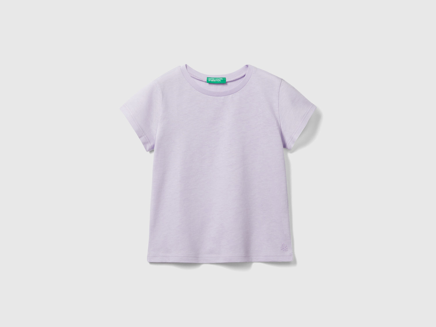 T-shirt 100% cotone bio da bimba lilla | Benetton Outlet