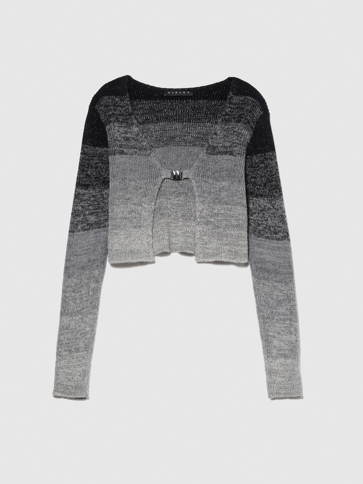 Cardigan sfumato in lurex