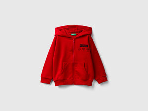 Felpa con cappuccio regular fit