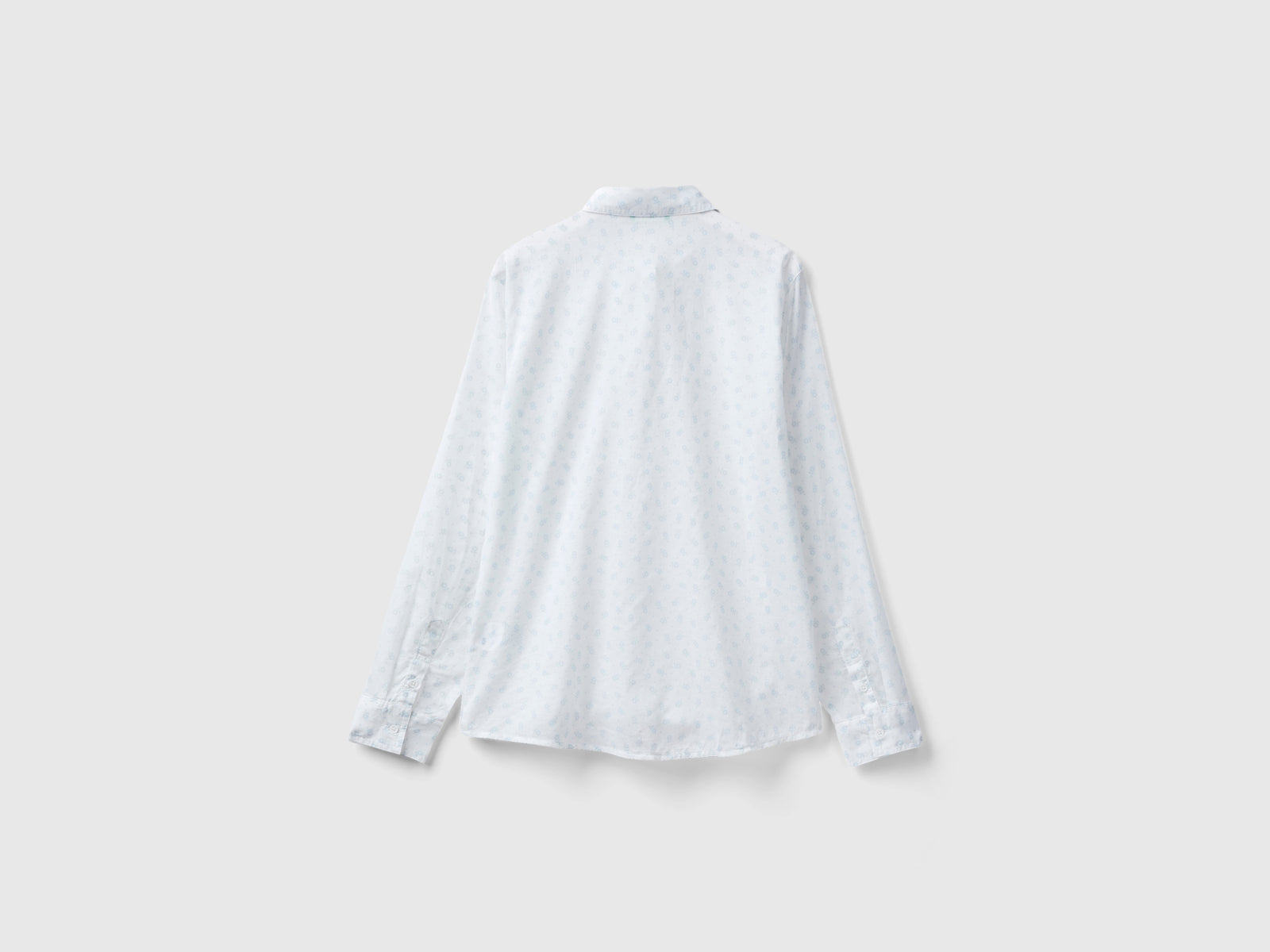Camicia a fiori da donna bianco 2 | Benetton Outlet