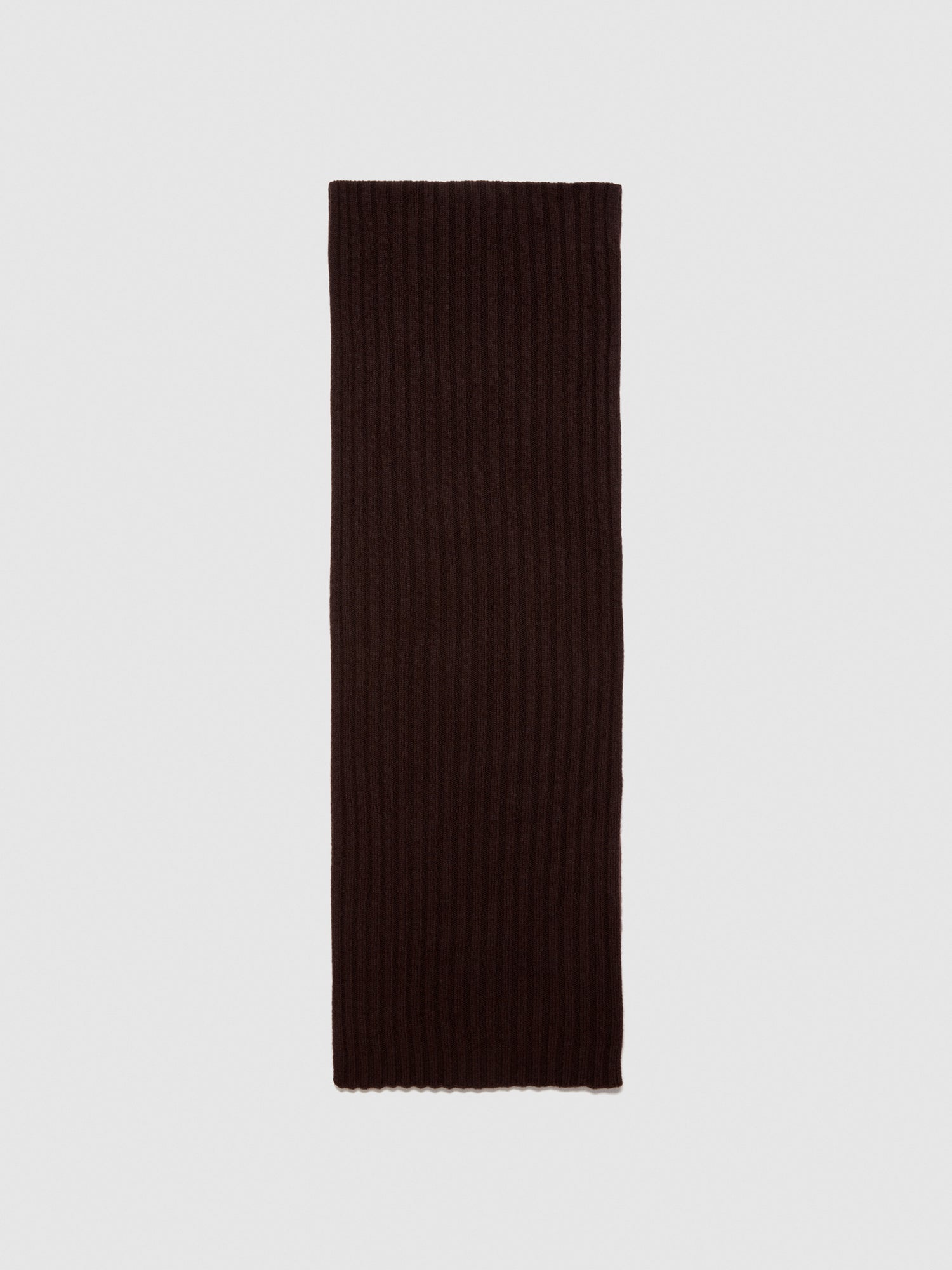 Sciarpa in maglia da uomo marrone scuro | Sisley Outlet
