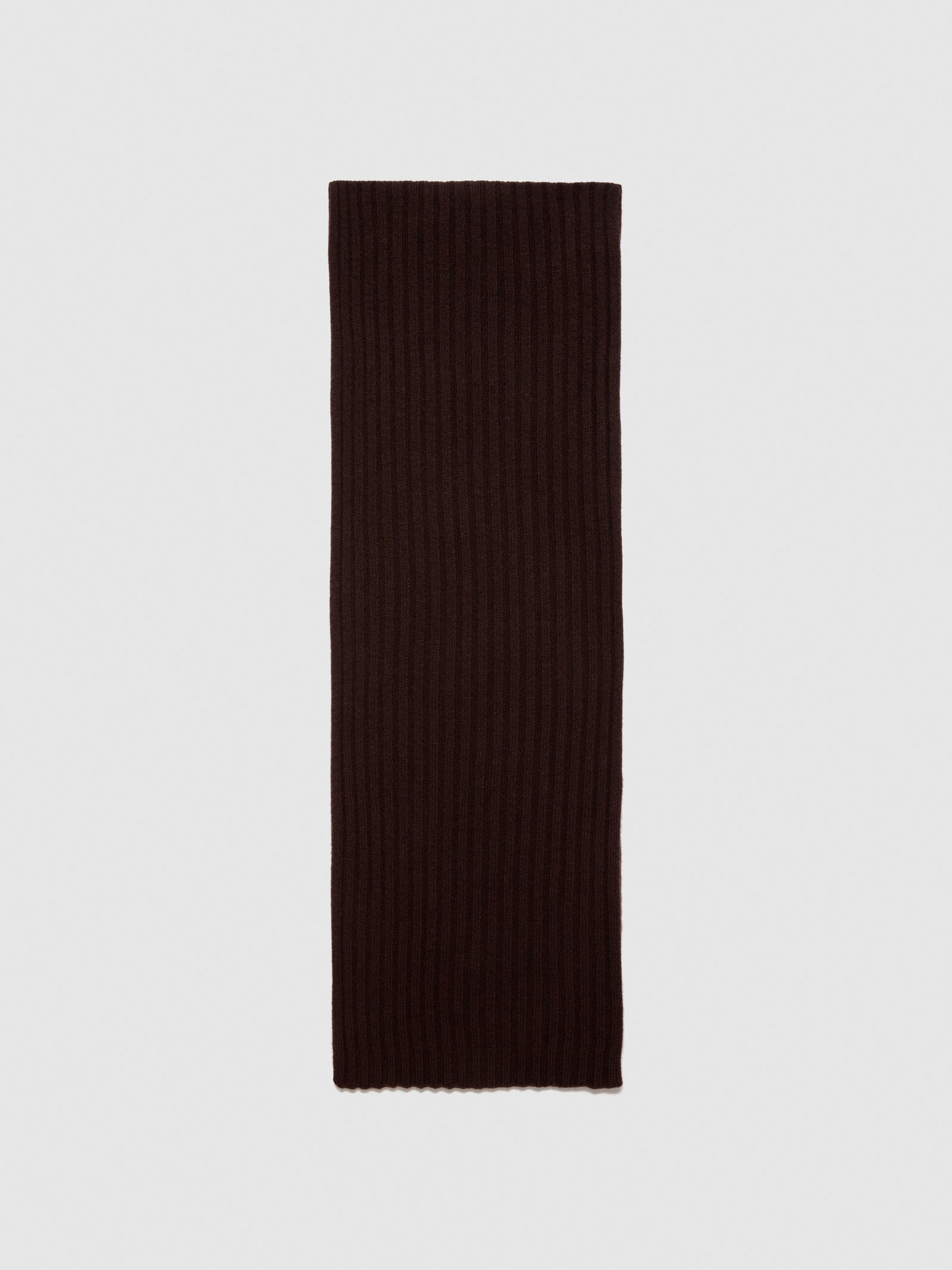 Sciarpa in maglia da uomo marrone scuro | Sisley Outlet