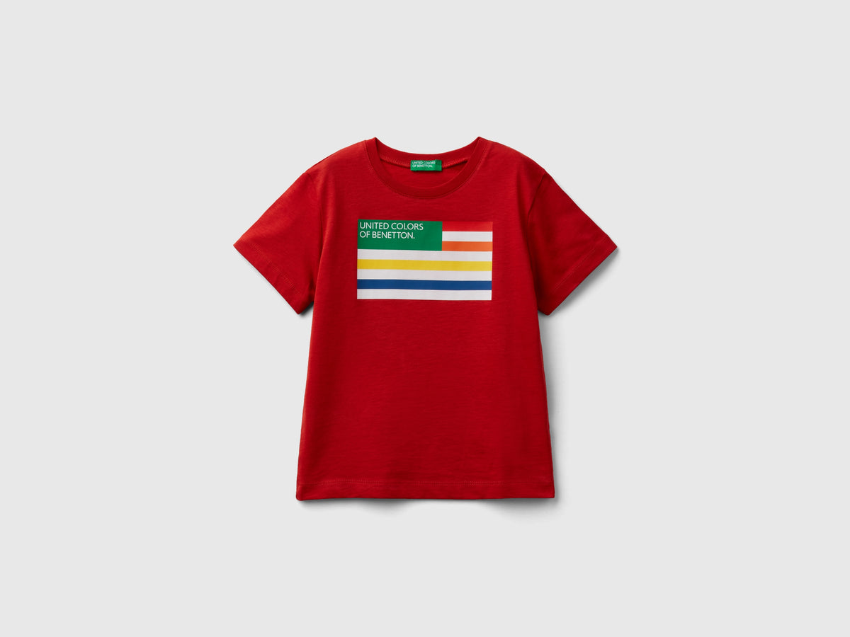 T-shirt 100% cotone bio con stampa