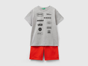 Completo t-shirt e bermuda