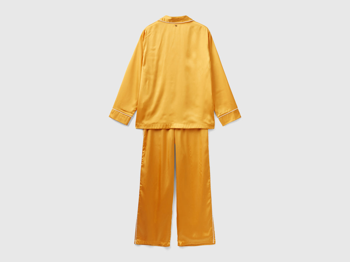 Pigiama lungo in satin