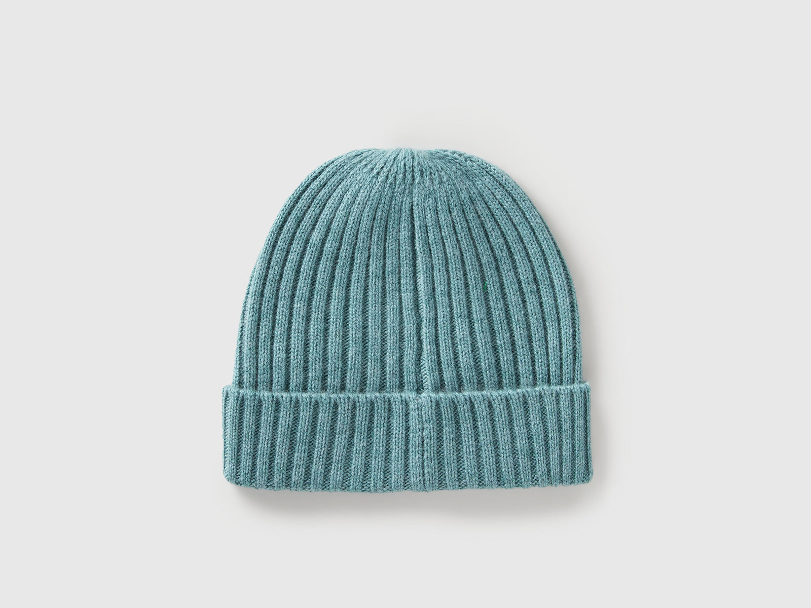 Cappellino in misto lana da bimbo turchese 2 | Benetton Outlet
