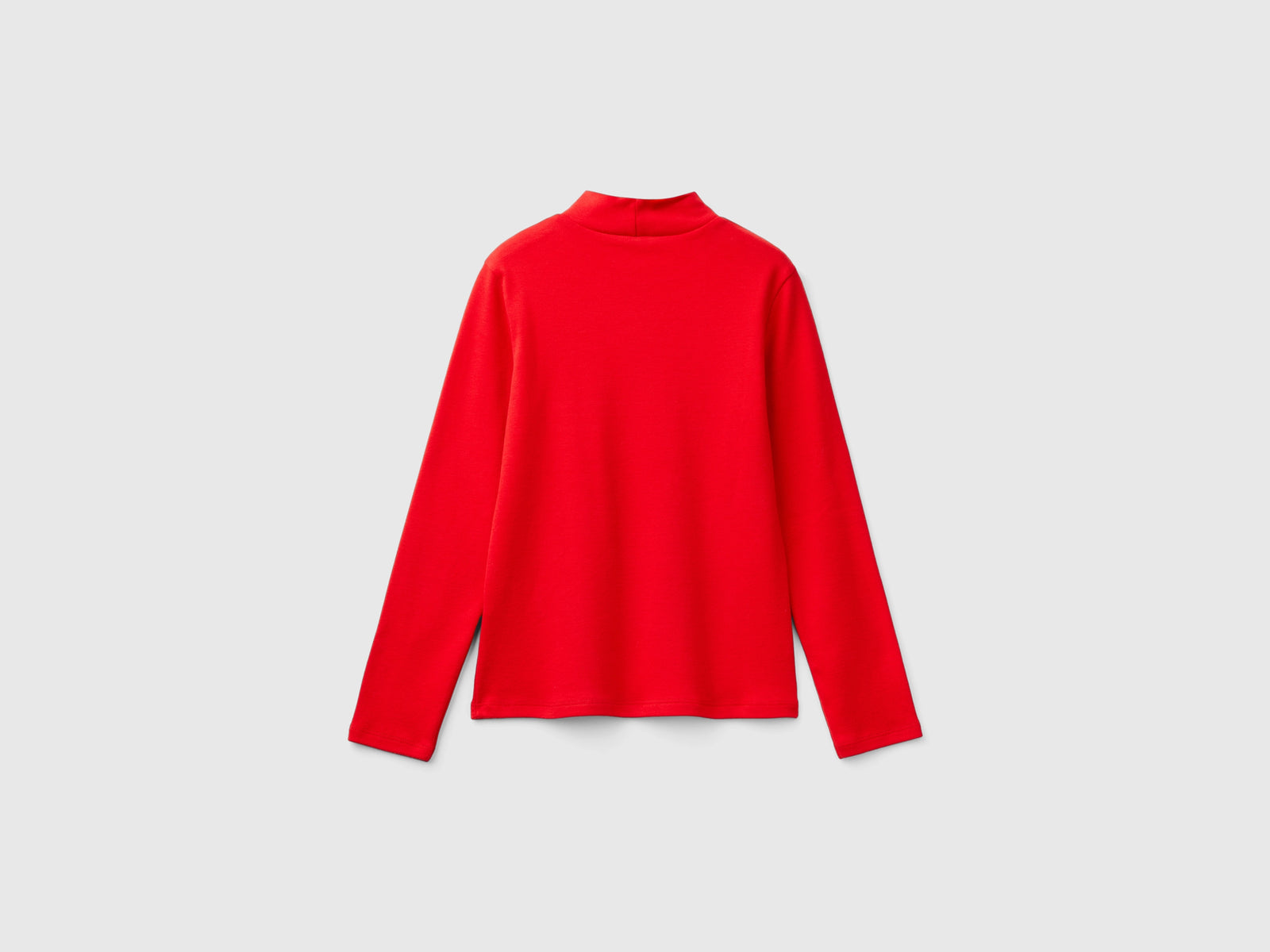 Maglietta in puro cotone biologico da bambina rosso 2 | Benetton Outlet